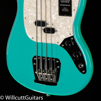 Fender Vintera '60s Mustang Bass Pau Ferro Fingerboard Sea Foam Green (407) image 1