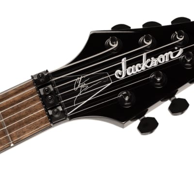 USED Jackson - Pro Series Signature Chris Broderick Soloist™ 7, Laurel Fingerboard, Gloss Black image 3