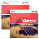 2-Pack of D'Addario EJ39 Medium 12-String Acoustic Guitar Strings Phosphor 12-52
