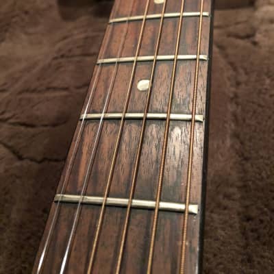 VINTAGE 1970s/80s UNIVOX ACOUSTIC NATURAL GUITAR - MADE IN JAPAN w/ GIG BAG CASE image 21
