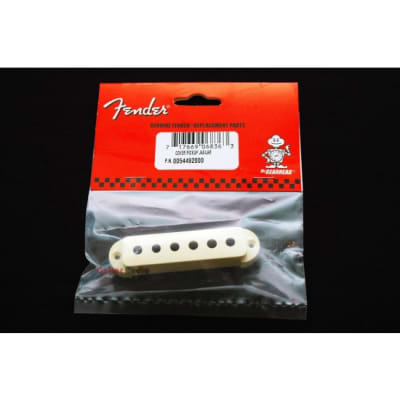 Genuine Fender Jaguar Guitar Pickup Cover - Aged White - 005-4492-049 image 1