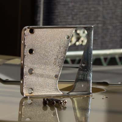Aged Fender Tele Bridge Plate with Screws image 4
