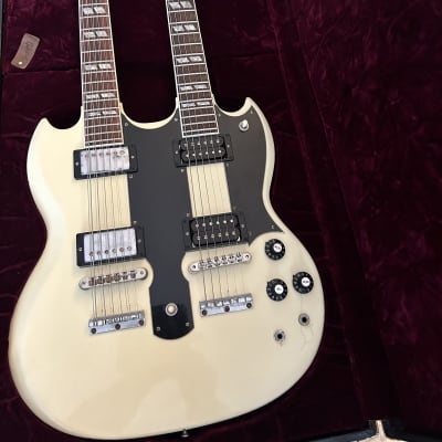 Gibson Custom Shop Don Felder "Hotel California" EDS-1275 Double Neck (Signed, Aged) 2010 - Aged White image 4