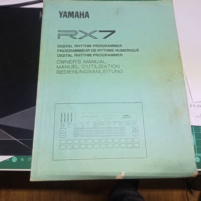 Yamaha RX7 Digital Rhythm Programmer 1987 - Black image 2