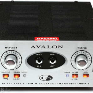 Avalon U5 Class A Active Instrument DI and Preamp image 3