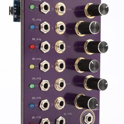 Buck Modular DrumFuck 8 Voice Drum Machine Purple #40949 image 8