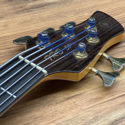 Yamaha TRB5P Amber Improved w/ John East Buffer preamp and better electronics image 12