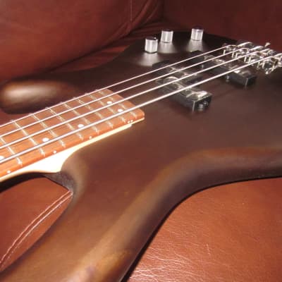 Cort 4-String Electric Bass Open Pore Walnut ACTION PJ OPW-A-U w/ FREE Musedo T-2 Tuner! image 1