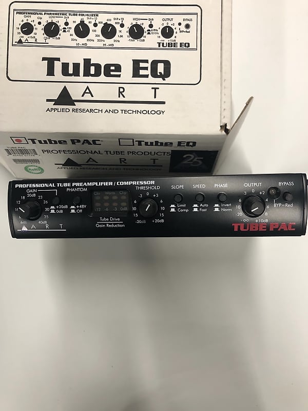 ART Tube PAC Tube hotsell Preamplifier / Compressor Black & Sabine FBX SOLO SM-820