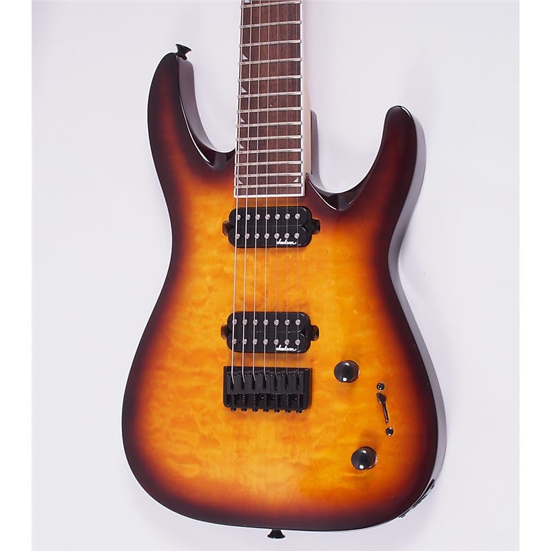JACKSON JS32-7Q DINKY Used Maple Top Basswood Back 7 string
