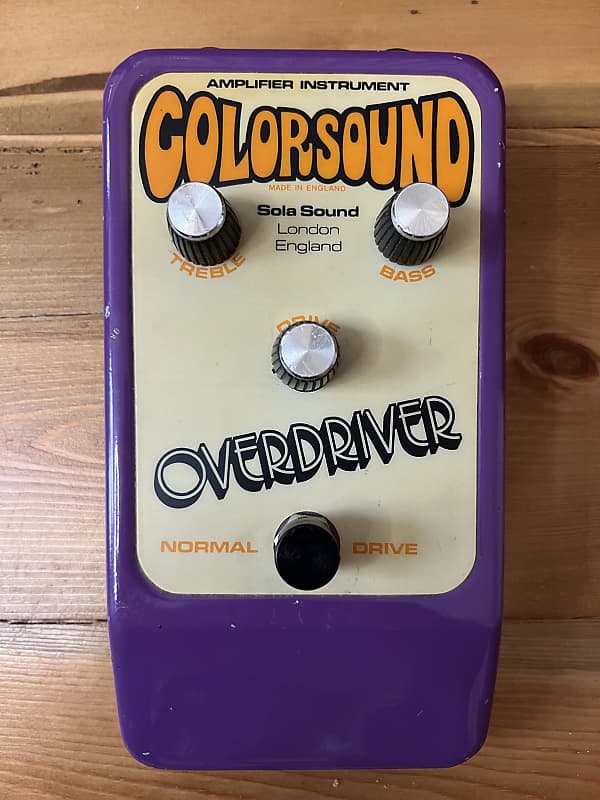 Colorsound Overdriver 1978 - Rare Purple Case! image 1