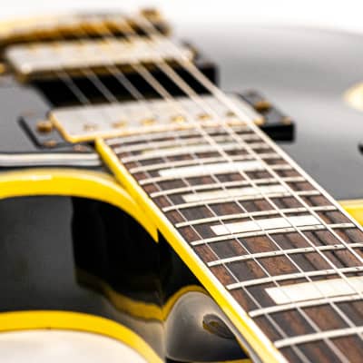 1975 Greco Les Paul Custom Style Guitar *Rare Early Model* w/ Greco-Stamped Pickups, 7-ply Binding, Pearloid Inlays image 5