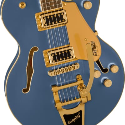 Gretsch G5655TG Electromatic Center Block Jr. Electric Guitar, Cerulean Smoke image 4