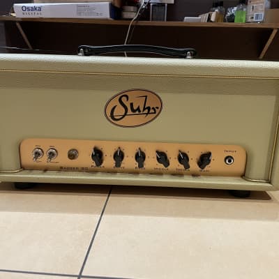 Suhr Badger 30 30-Watt Guitar Amp Head Vintage Cream for sale