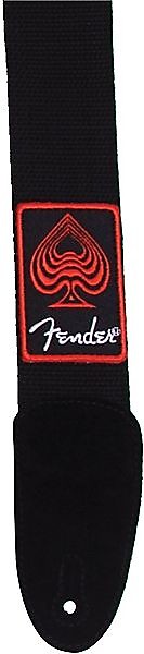 Fender Patchworks Series Strap, Spade, Black 2016 image 1