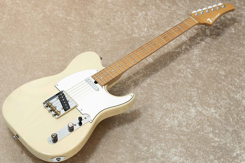 T's Guitars DTL-Classic22 w/Roasted Flame Maple Neck -White Blonde- [Made  in Japan]