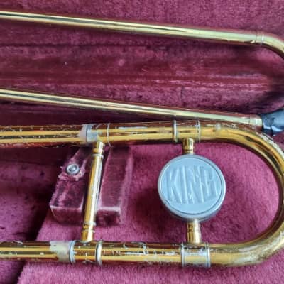 King 606 Tenor Trombone, USA, Brass, with case/mouthpiece image 11