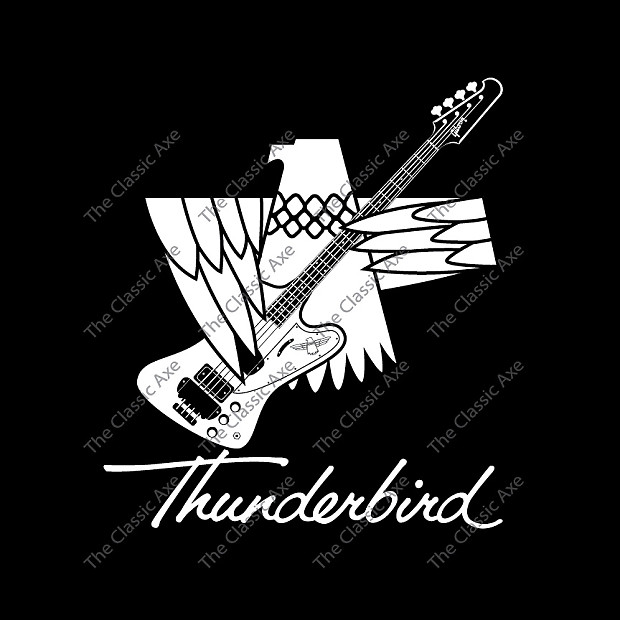 Gibson thunderbird deals logo