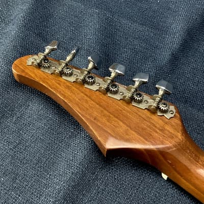 Killer 1970s Cort “Slammer” Mini-Electric Guitar in Nu-Glo Pink - MIJ (Teisco/Harmony H804) image 8