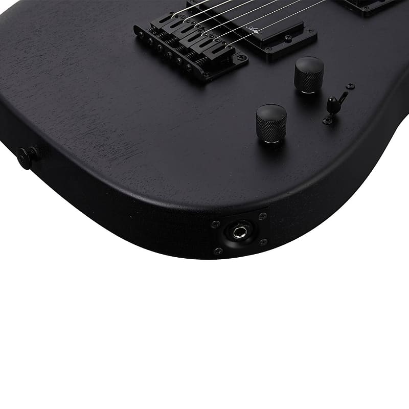 Artist SS91 Matte Black Electric Guitar w/ Bullbucker
