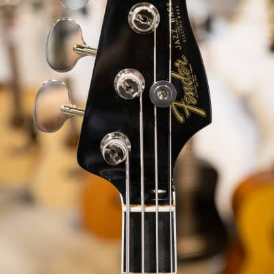 Fender  Gold Foil Jazz Bass, Ebony Fingerboard, 2-Color Sunburst - Deluxe Gig Bag - Floor Model Demo image 5