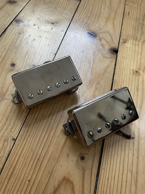 Gibson 490498 Pickups With Covers Reverb Uk 