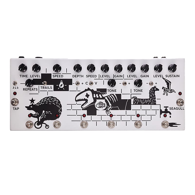 Jam Pedals Pink Flow MultiEffects Pedal Reverb