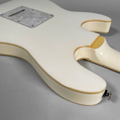Hamiltone NT/ST Strat Style Arctic White Finish Electric Guitar w/HSC image 12