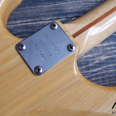 Aria Pro2 stage caster ST-600 76年製 Aria Pro II ST-600 Stage Caster Startocaster 1976 Natural