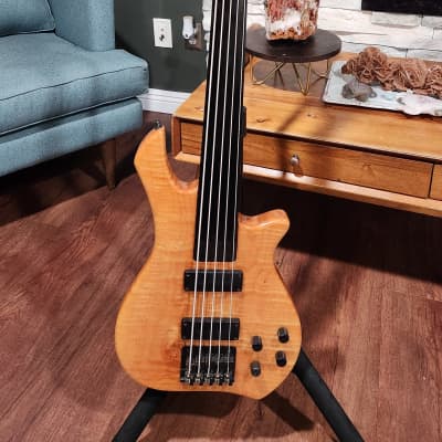 Zon Legacy Standard Fretless 1990s - Natural, gloss for sale