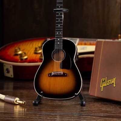 Axe Heaven Gibson J-45 Vintage Sunburst Mini Guitar Collectible image 2