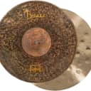 Meinl Cymbals Byzance 14" Extra Dry Medium Hihats, Pair — MADE IN TURKEY — Hand Hammered B20 Bronze, 2-YEAR WARRANTY, B14EDMH