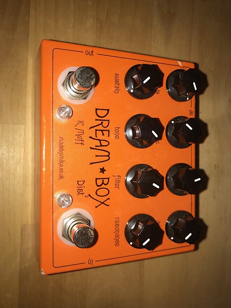 Made by Mike Dream Box Fuzz/Overdrive/Distortion Pedal 2014 Orange