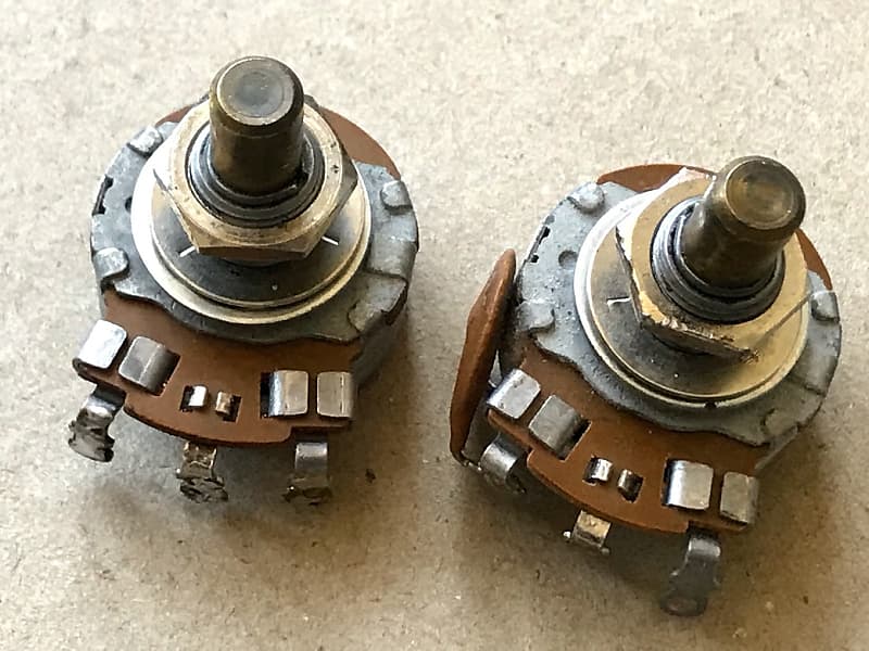Fender 250K SolidShaft Potentiometers Jazzmaster Strat Tele Reverb