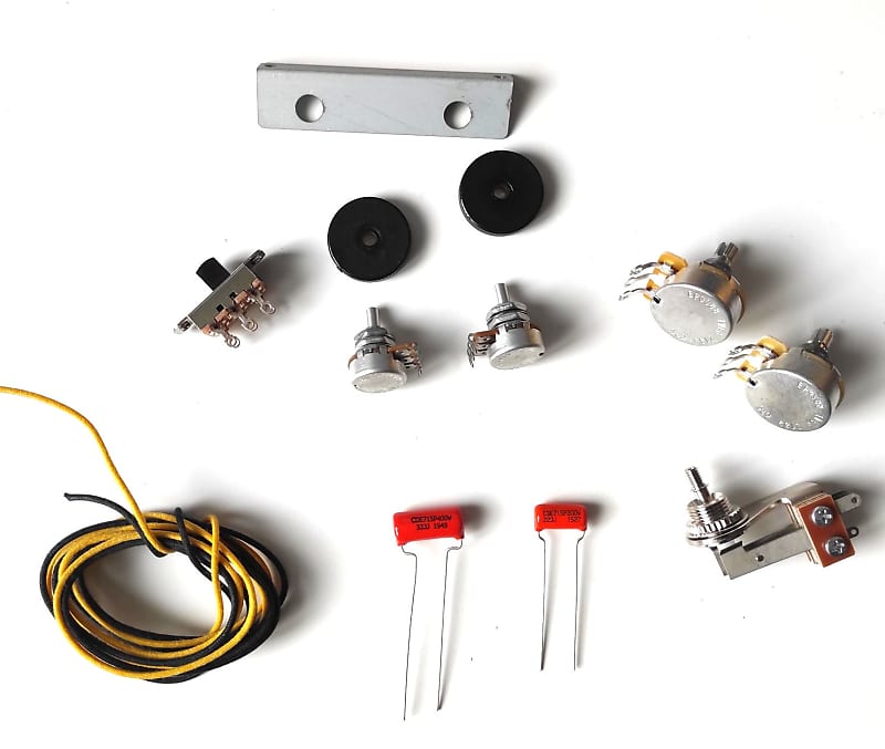 Wiring Kit for Fender Jazzmaster® Control Unwired Components | Reverb