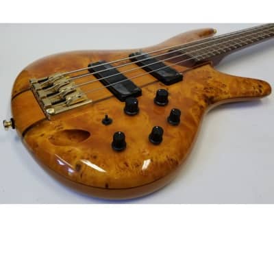 Ibanez SR800AM 4 String Electric Bass Guitar in Amber image 22