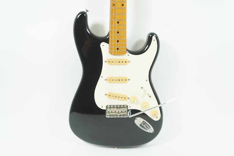 Fender Japan STD-57 Stratocaster Black E Serial Alder Body