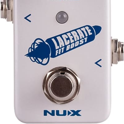 NUX Lacerate Mini Booster Guitar Boost Pedal with Dual FET Circuit and Crank Boost image 1