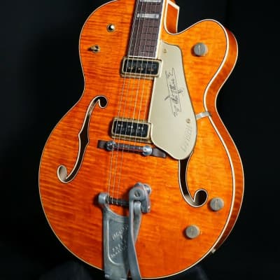 Gretsch USA Custom Shop G6120T-55 Relic Chet Atkins Nashville Curly Maple Guitar image 1