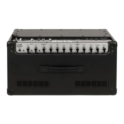 EVH 5150 Iconic Series 40W 1 x 12 Combo, Two-Channel, Reverb, Electric Guitar Amplifier with Molded Plastic Handle and Two 6L6 Power Tubes (Black) image 4
