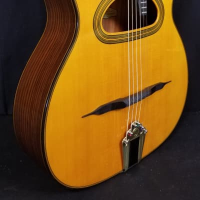 Gitane D-500 D Hole MacCaferri-Style Professional Gypsy Jazz Guitar, Solid Sitka Spruce Top, W/Protour Gig Bag 2023 image 5