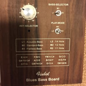 thomann Finhol Blues Bass Board 2017 wood/aluminum image 2