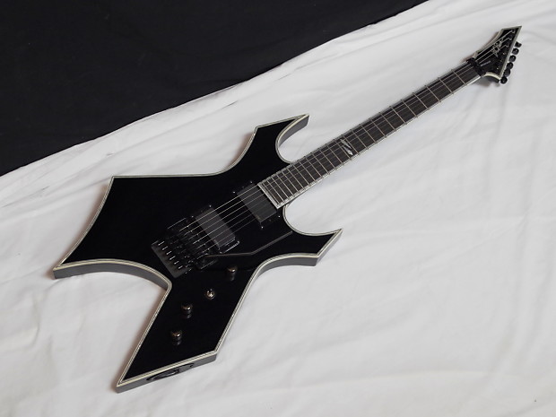 Open Box B.C. Rich NJ Deluxe Warlock Electric Guitar Onyx