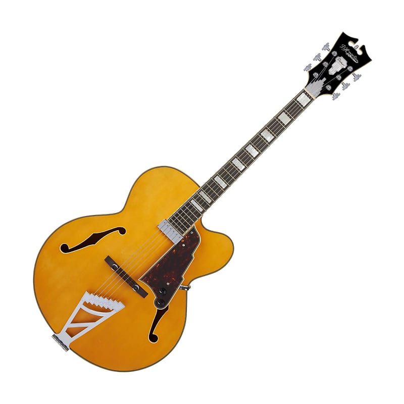 D'Angelico DAPEXL1SHBT Premier EXL-1 Series Hollowbody Electric Guitar, Satin Honey Blonde image 1