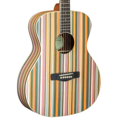 Adam Black OM-RB Acoustic Guitar Rainbow for sale