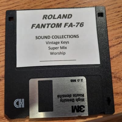 Roland Fantom FA76  Three New Sound Collections  Disk! image 1