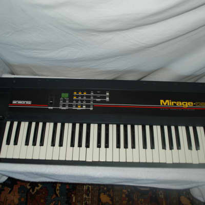 Ensoniq Mirage DSK-1 Digital Sampling Keyboard 1987 - Black jan25 #B