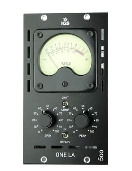IGS Audio One LA 500 Series Opto Compressor - Black Face - In Stock! | Atlas Pro Audio image 1