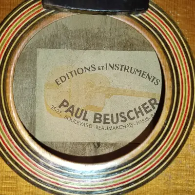 Busato Round Hole 12 Fret Manouche / Gypsy Jazz guitar - Paul Beuscher Branded image 10