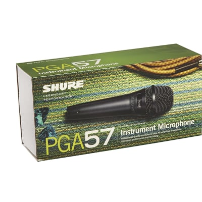 Shure PGA57-LC Cardioid Dynamic instrument Microphone with No Cable image 3